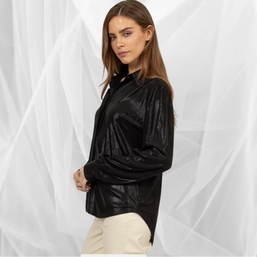 Metallic Black Top